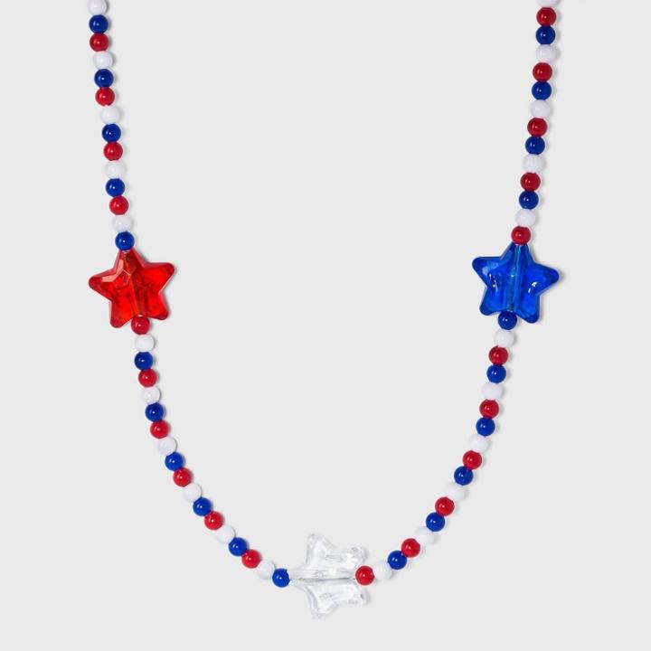 Charlotte Beaded Star Light Up Necklace