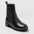 Women's Daphne Sock Boots - Universal Thread Black