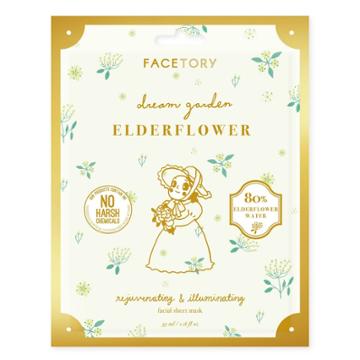 Facetory Dream Garden Elderflower Rejuvenating And Illuminating Sheet Mask