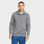 Men's Regular Fit High Neck Pullover Sweatshirt - Goodfellow & Co Gray