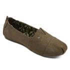 Women's Mad Love Lydia Canvas Slip On Shoes - Olive (green)