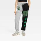 Women's Nba Boston Celtics Colorblock Graphic Jogger Pants - Gray