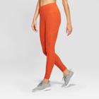 Women's Performance Mini Stripe 7/8 High - Waisted Leggings - Joylab Pumpkin
