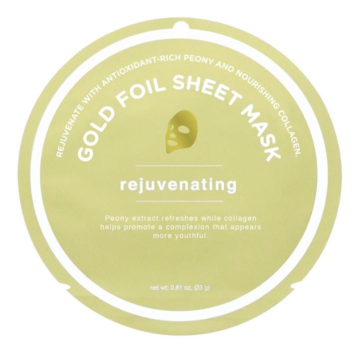 Target Beauty My Spa Life Rejuvating Gold Mettalic Foil Face Mask Sheets