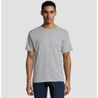 Petitehanes Men's Short Sleeve Beefy T-shirt - Light Steel L, Size: Large,