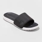 Kids' Cypress Slip-on Slide Sandals - All In Motion Black/white