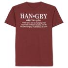 Hybrid Apparel Men's Hangry T-shirt Burgundy