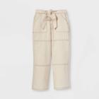 Girls' Utility Wide Leg Pants - Art Class Cream