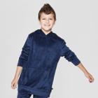 Boys' Velour Hoodie Pullover - Art Class Blue