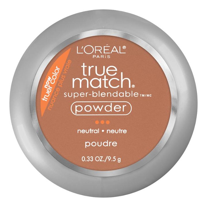 L'oreal Paris True Match Powder N8 Cappuccino .33oz, Adult Unisex, Cappuccino N8