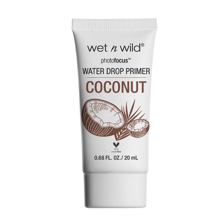 Wet N Wild Photo Focus Water Drop Primer Coconut - 0.68 Fl Oz, White