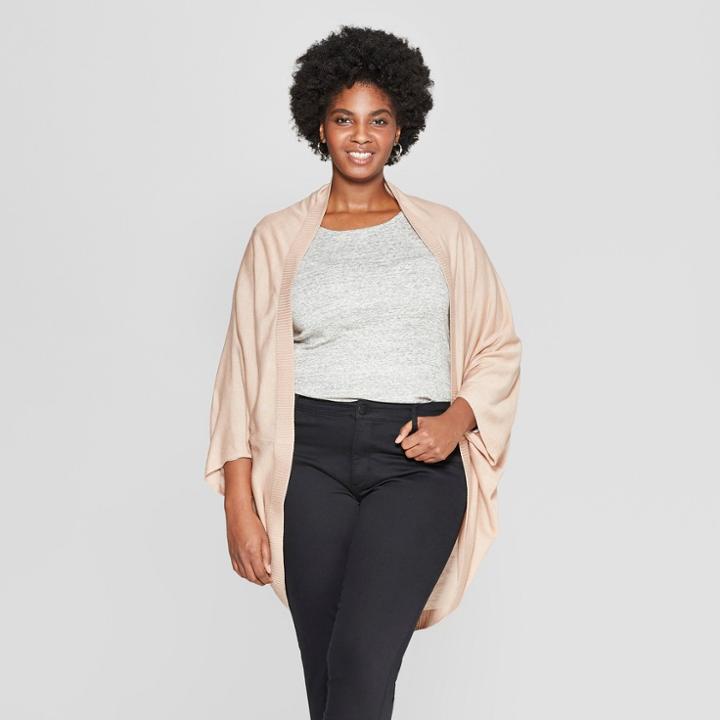 Target Women's Layer Cocoon Jacket - A New Day Brown