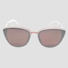 Target Women's Cateye Sunglasses - A New Day White