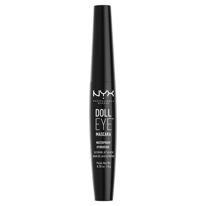 Nyx Professional Makeup Doll Eye Mascara Waterproof Black - 0.28oz, Adult Unisex