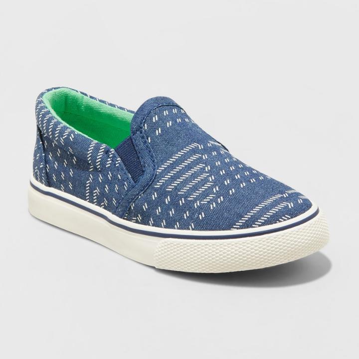 Toddler Boys' Lander Twin Gore Sneakers - Cat & Jack Navy