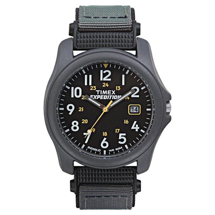 Men's Timex Expedition Camper Watch With Nylon Strap And Resin Case - Gray T425719j