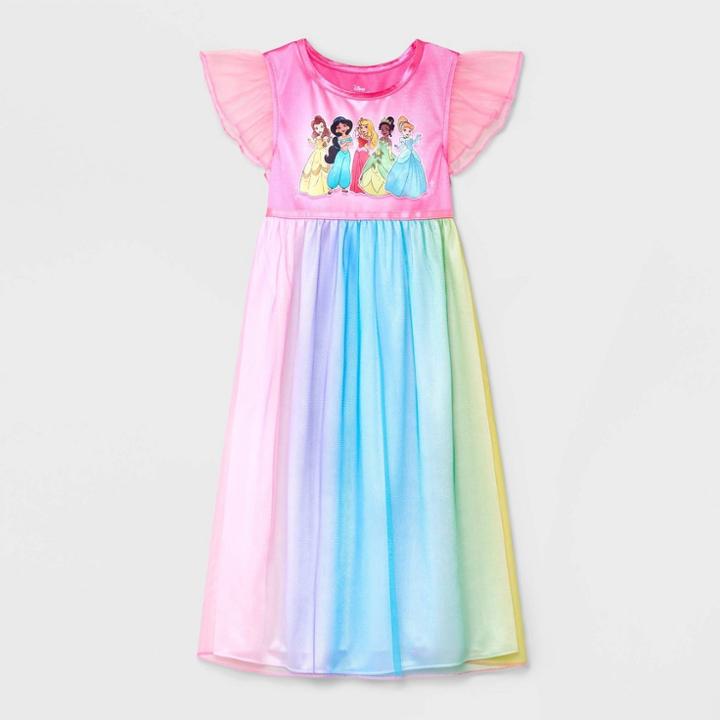 Toddler Girls' Disney Princess Fantasy Nightgown - Pink