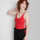Women's Plus Size Tank Bodysuit - Wild Fable Red