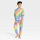 Women's Rainbow-dye French Terry Lounge Sweatshirt - Colsie