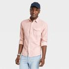Men's Long Sleeve Button-down Shirt - Goodfellow & Co Pink