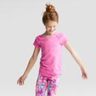 Girls' Super Soft Twist Back T-shirt - C9 Champion Fuchsia Pink