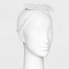 Bow Headband - Universal Thread White