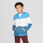 Boys' Colorblock Hooded Sweatshirt - Cat & Jack Blue/cream