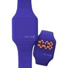 Target Boys' Fusion Hidden Led Digital Watch - Blue