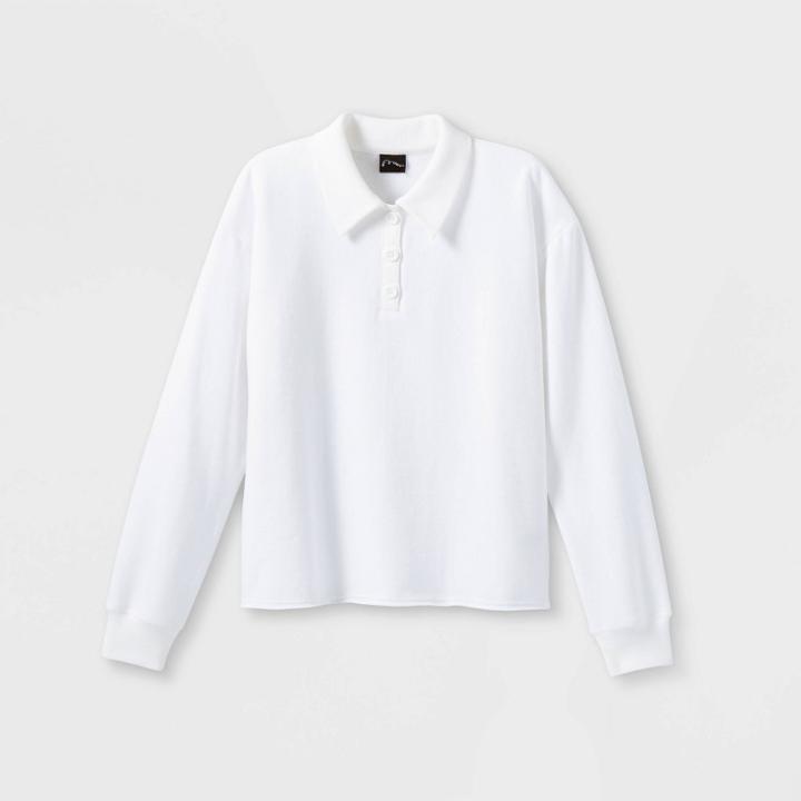 Girls' Polo T-shirt Sweatshirt - Art Class White