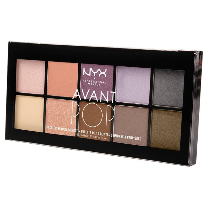 Nyx Professional Makeup Avant Pop Eyeshadow Palette - 0.05oz, Nouveu Chic