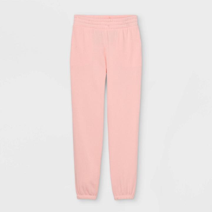 Girls' Fleece Jogger Pants - Art Class Pink