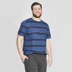 Men's Big & Tall Novelty Crew Neck T-shirt - Goodfellow & Co Blue Raindrop