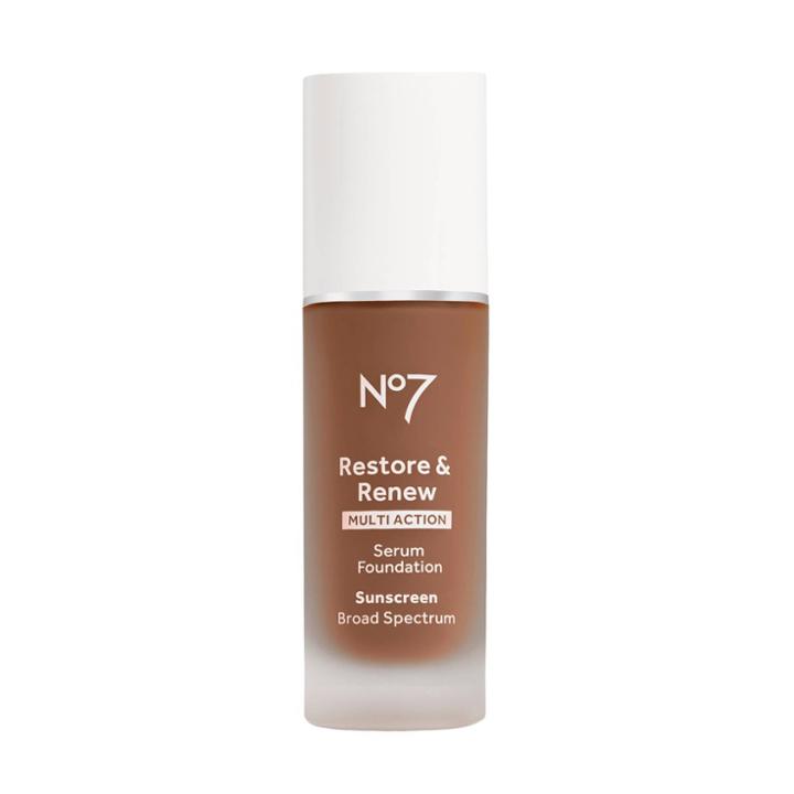 No7 Restore & Renew Multi Action Serum Foundation Spf 30 - Cedar