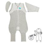 Love To Dream Swaddle Wrap Adaptive Up Transition Suit Original - 1 Tog Gray