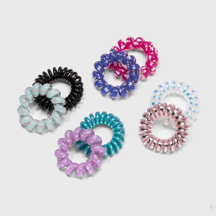 Girls' 8pk Star Hair Elastic - Cat & Jack