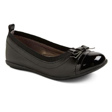 French Toast Girls' Dara Ballet Flats - Black