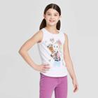 Nickelodeon Girls' Jojo Siwa Sketch Tank Top - White