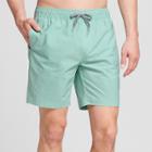 Men's 7.5 Warp Elastic Waist Board Shorts - Goodfellow & Co Mint Frosting