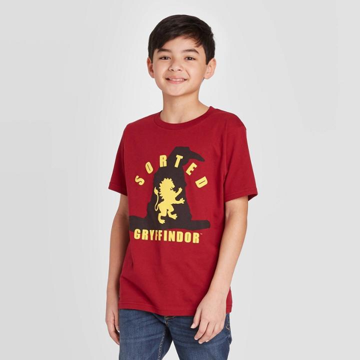Petiteboys' Short Sleeve Harry Potter Gryffindor Sorted T-shirt - Red