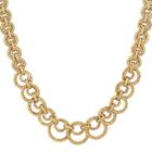 Target Bronze Textured Necklace - Gold, Yellow