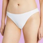 Women's Textured Scoop Bikini Bottom - Stoney Clover Lane X Target White Xxs