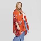 Women's Plus Size Kimono - A New Day Red