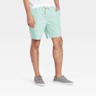 Men's 8 Regular Fit Pull-on Shorts - Goodfellow & Co Green