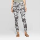 Women's Camo Print Mid-rise Pull-on Full Length Fashion Pants - Knox Rose 10,