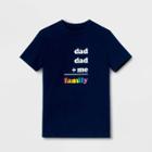 Ev Lgbt Pride Pride Gender Inclusive Kids' Dads + Me Graphic T-shirt - Federal Blue S, Kids Unisex,