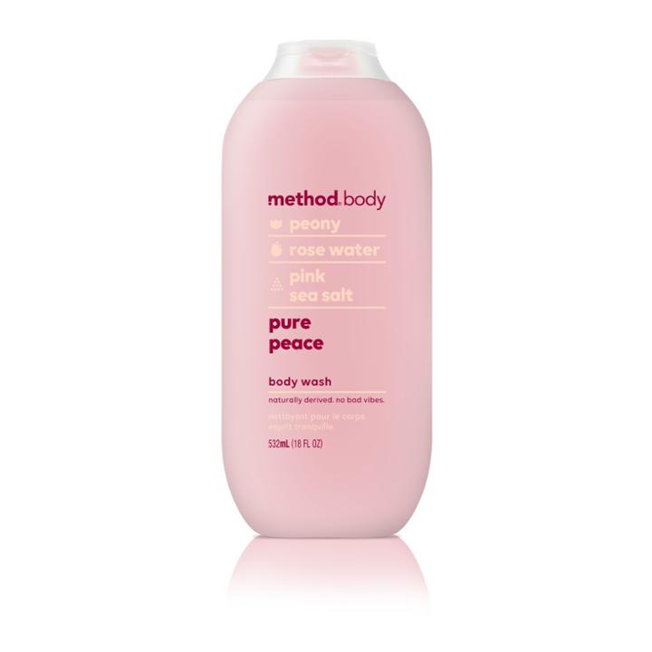 Method Body Wash Pure Peace - 18 Fl Oz, Green