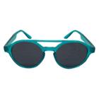 Toddler Girls' Glitter Round Sunglasses - Cat & Jack Teal (blue)
