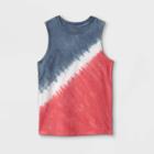 Boys' Tie-dye Tank Top - Cat & Jack Navy/red
