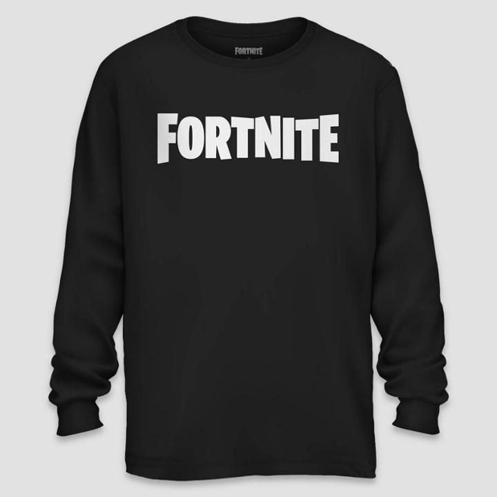 Mad Engine Men's Fortnite Long Sleeve Graphic T-shirt Black