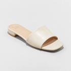 Women's Summer Dress Slide Sandals - A New Day Tan